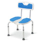 U-Shaped Shower Chair, 6-Level Height Adjustable Aluminium Shower Stool