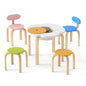 Flower-shaped Children Table Set with 2 Colorful Chairs and Stools