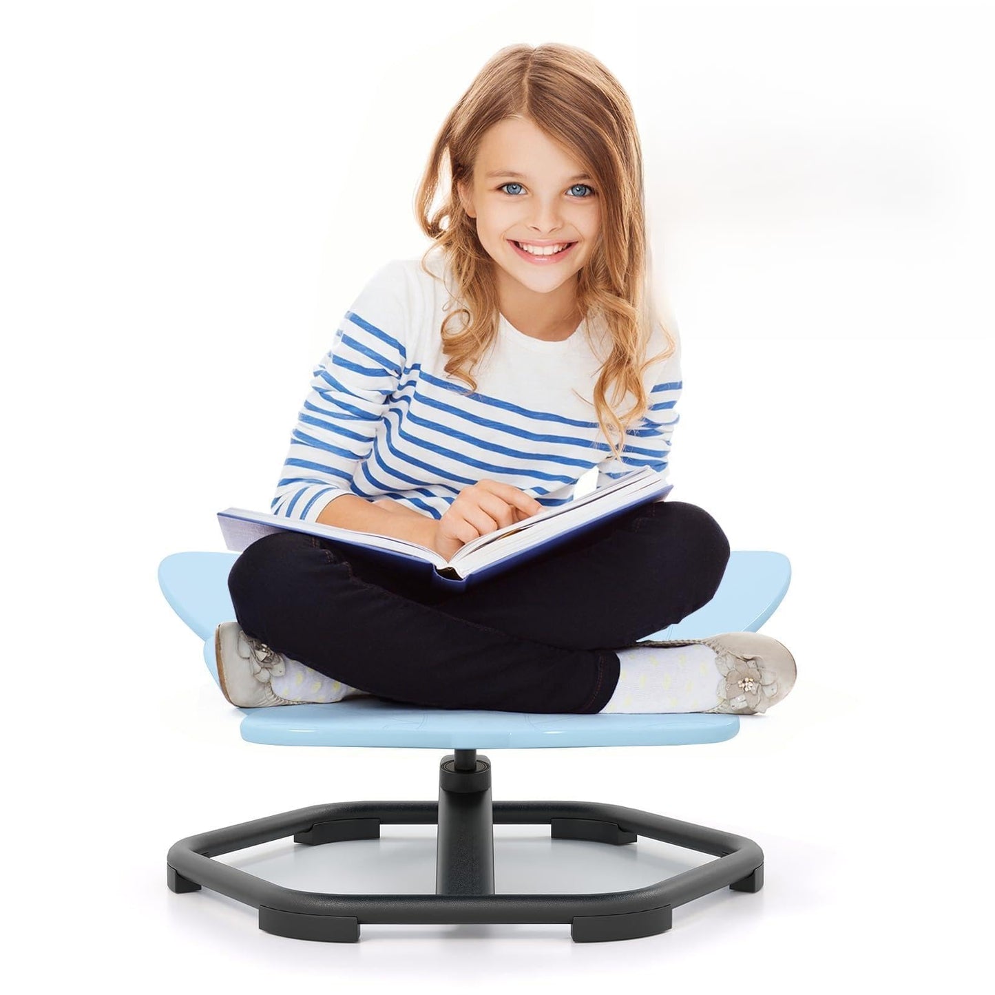 Kids Sensory Swivel Chair Elephant Petal 360° Spinning Chair