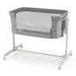 3-in-1 Baby Crib Height-Adjustable Bedside Crib with Castors
