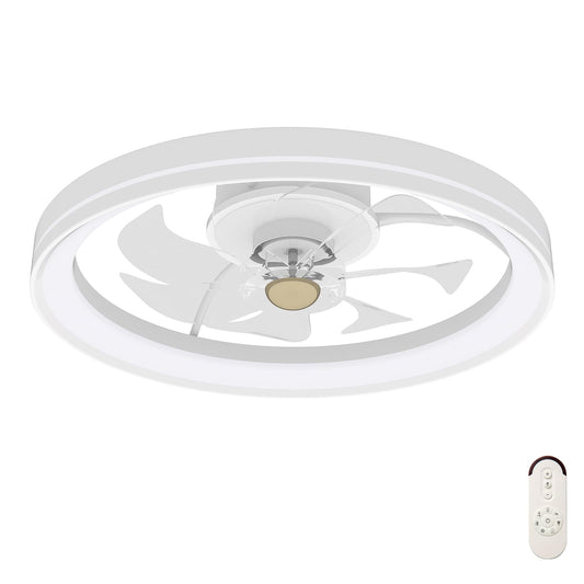 Giantex Ceiling Fan with Light and Remote 6 Fan Speeds 3 Color 3000-6500K Stepless Dimmable