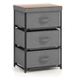 Fabric Storage Organizer Tower Unit with Removable Lid