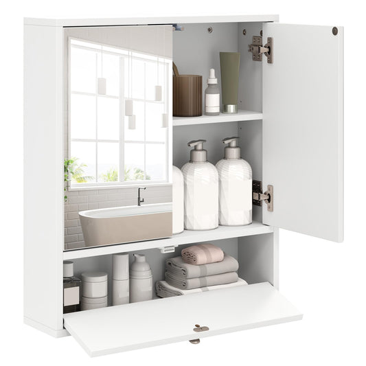 Wall Mounted Storage Cupboard with Shelf