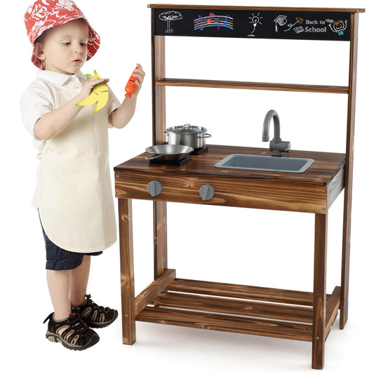 Kids Mud Kitchen with Removable Sink