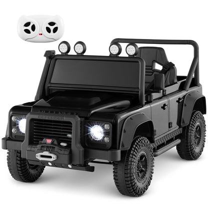12V Kids Ride on Car, Land Rover Licensed Electric Cars with Remote Control