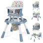 16 in 1 Convertible Highchair/Table Chair Set/Building Block Table/Booster Seat with Removable Tray