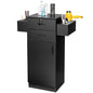 Beauty Salon Storage Cabinet with 6 Hair Dryer Holders