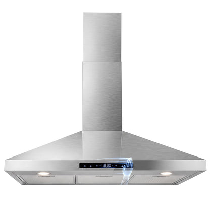 90cm Chimney Cooker Hood, 744 km/h, 8 Speed Fan, Gesture Control