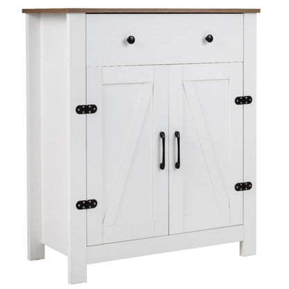 Storage Cabinet with Drawer & 2 Doors,80 x 40 x 92cm