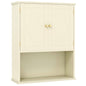 Bathroom Wall Cabinet with Open Shelf and Adjustable Shelf