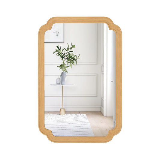 Rounded Corner Arch Wall Mirror for Bathroom Living Room