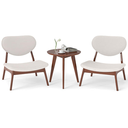 Accent Chairs Set of 2 with Side Table for Bedroom Waiting Room