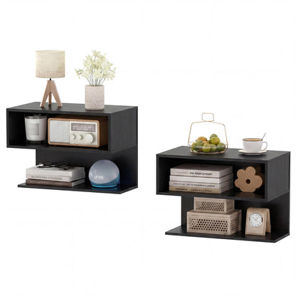 Floating Bedside Table, Wall Mounted Nightstand