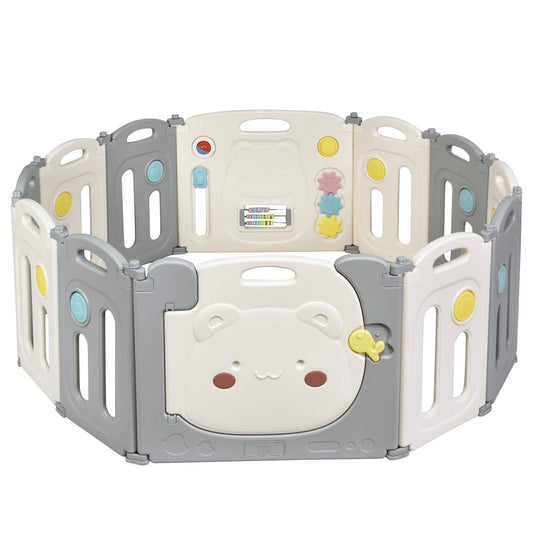 oddler Playard Activity Center with Lockable Door