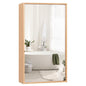 Wall Mounted Storage Cupboard with Single Door and Adjustable Shelves
