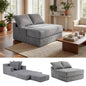 Folding Sofa Bed, Convertible Sleeper Chair Floor Sofa, No Assembly