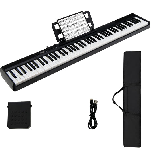88 Key Electronic Keyboard with Storage Bag for Kids and Adults