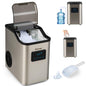 Countertop Nugget Ice Maker with 2 Ways Water Refill