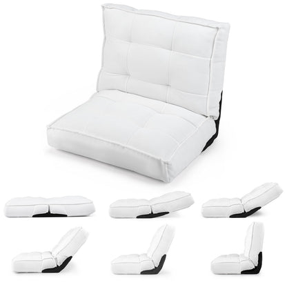 6-Level Adjustable Single Lazy Sofa Bed Chair