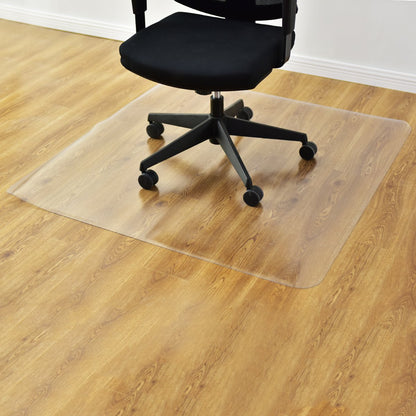 120x120cm Office Chair Mat, Transparent Non Slip PVC Floor Protection Mat