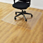 120x120cm Office Chair Mat, Transparent Non Slip PVC Floor Protection Mat