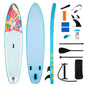 Inflatable Stand Up Paddle Board, 6" Thick SUP with Adjustable Aluminium Paddle