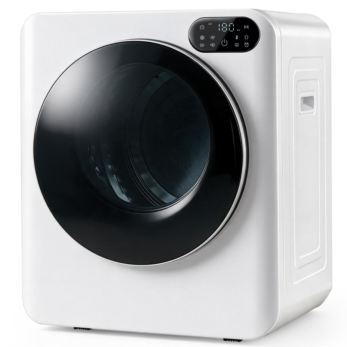 3KG Portable Clothes Dryer with 8 Drying Modes and Stainless Steel Drum for Apartment