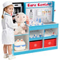 Wood Medical Center Toy Set with Examine Region and Height Measurer