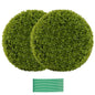 50CM Artificial Topiary Balls Set of 2 Round Fake Boxwood Topiary Leaf Plants