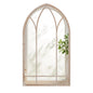 Arched Window Wall Mirror, Farmhouse Hanging Accent Decorative Mirror