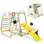 Multi-functional Kid's Climbing Toy with Slide and Climbing Net
