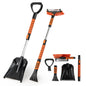 4 in 1 Extendable Snow Shovel 3 Adjustable Sizes Snow Kit for Car