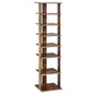 Wooden Vertical Shoe Rack with 7 Shelves