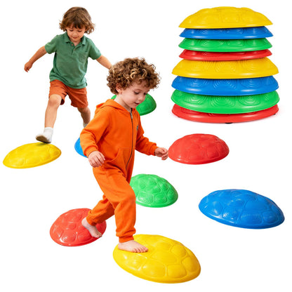 8 Pieces Non-Slip Toddler Stepping Stones for Kids Aged 3+