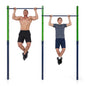 Outdoor In-Ground Pull Up Bar Station, Heavy Duty Metal Chin Up Bar
