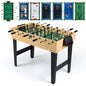 10-in-1 Combo Game Table Set with Foosball and Air Hockey