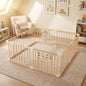 Wooden Baby Playpen Adjustable Multi-Shape Large Play Yard for Infants and Toddlers
