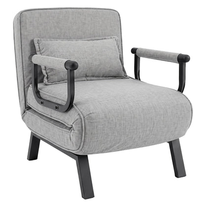 4 in 1 Folding Sofa Bed with Adjustable Backrest and Pillow | Convertible Sleeper Chair