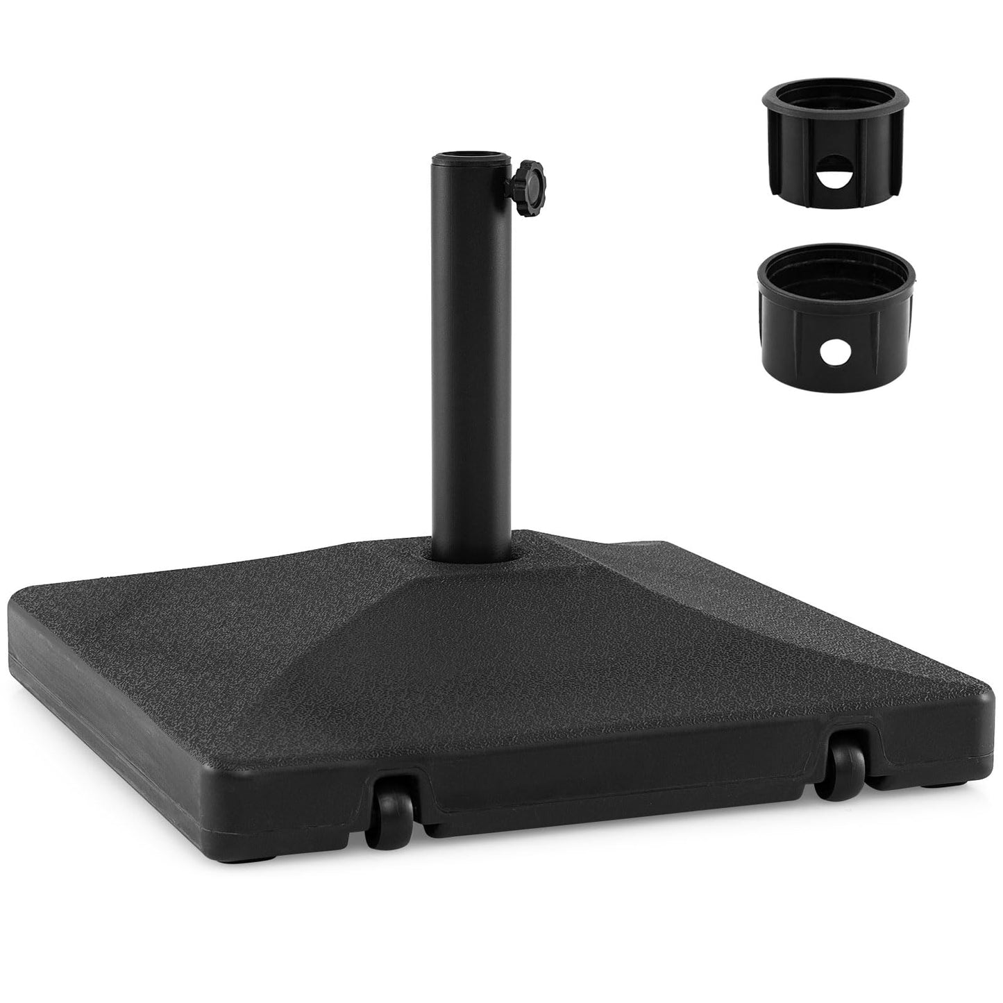 40KG Patio Parasol Base, Water and Sand Fillable Umbrella Stand