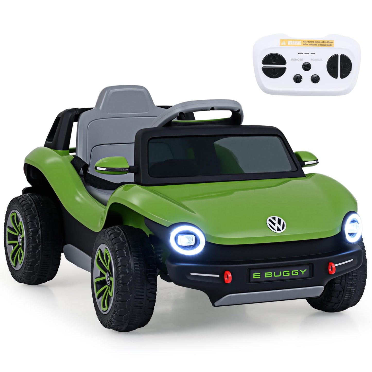 12V Kids Electric Car Licensed Volkswagen with Remote and LED Headlights