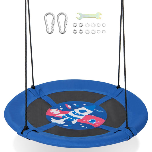 104 cm Saucer Tree Swing with 600D Oxford Fabric