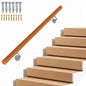 Wall Mounted Safety Stair Banister, Against the Wall Elderly Children's Loft Grab Bar Kit