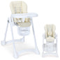 Height Adjustable Folding Highchair for Babies and Toddlers