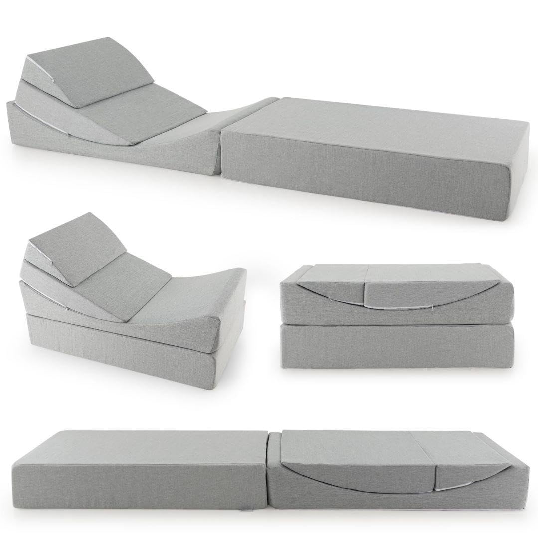 Convertible Folding Sofa Bed with High-density Foam
