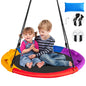 40" Saucer Tree Swing, Flying Nest Swing with Handle & Pillow