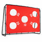 Kids Soccer Goal with Removable Target Cloth Soccer Training Equipment with Metal Frame