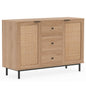 Wooden Storage Cabinet, Rustic Console Table, Freestanding kitchen Cupboard Organizer Unit