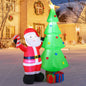 8 Feet Inflatable Christmas Tree with Santa Claus & Gift Boxes