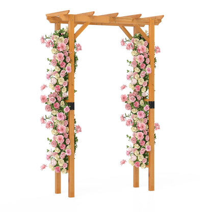 215cm Wooden Garden Arch for Climbing Plant Vines