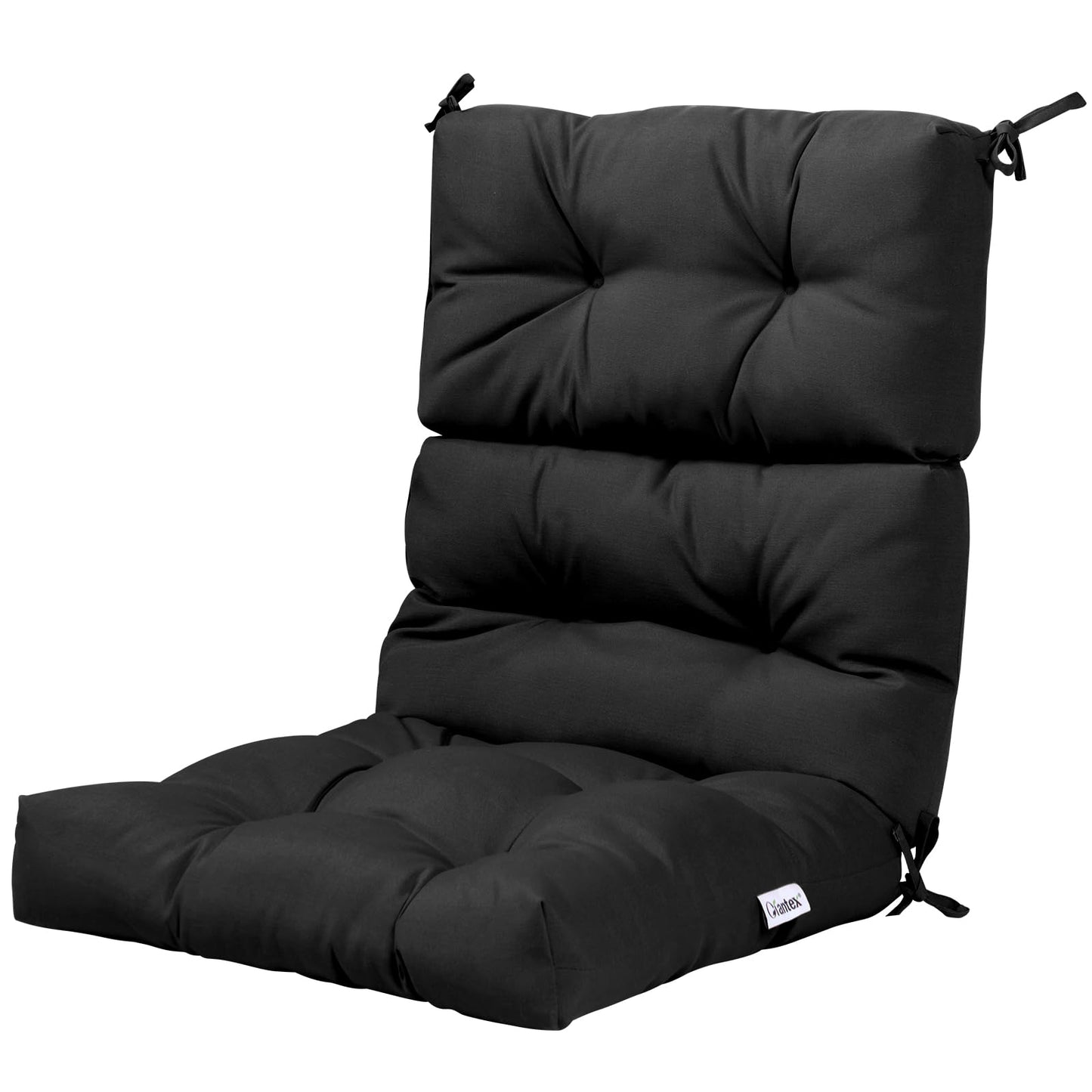 Thick Rocking Chaise Lounge Chair Pad with Non-Slip Rope Belts
